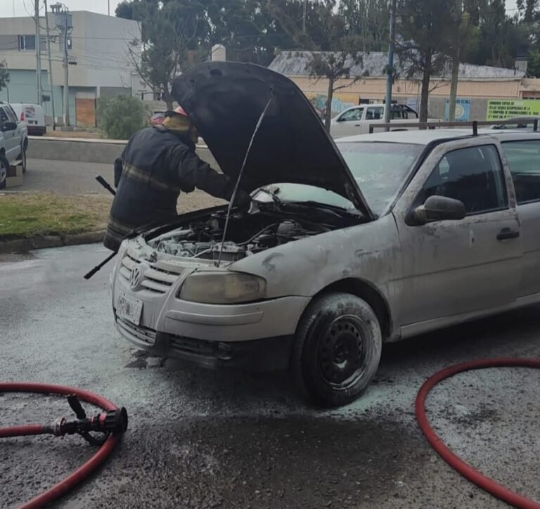 Vio que salía humo de su auto y alcanzó a estacionarlo antes de que se incendiara 