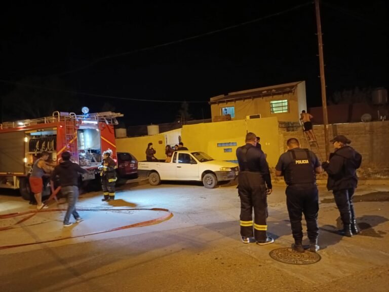 Hicieron un asado, no apagaron bien el fuego y se les incendió el patio