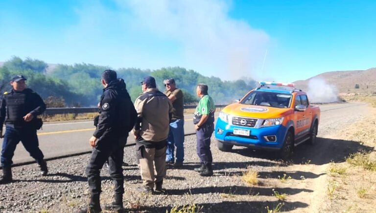 Lograron sofocar con éxito un incendio luego de un intenso trabajo coordinado