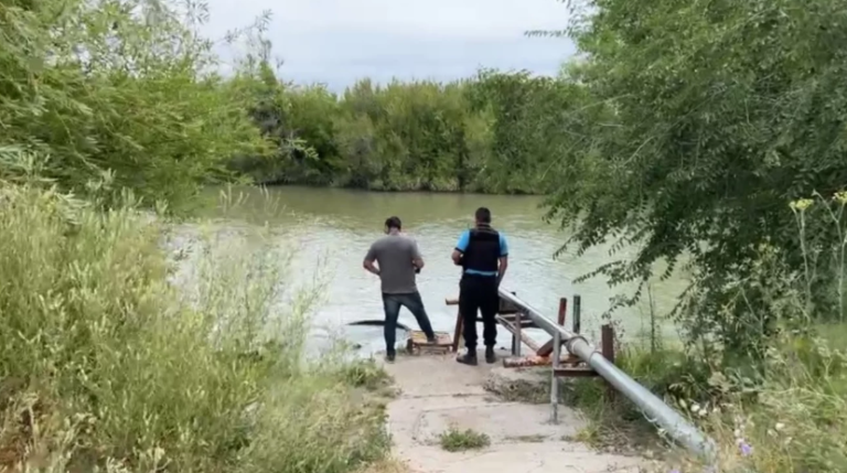Desesperada búsqueda de un nene en el Rio Chubut