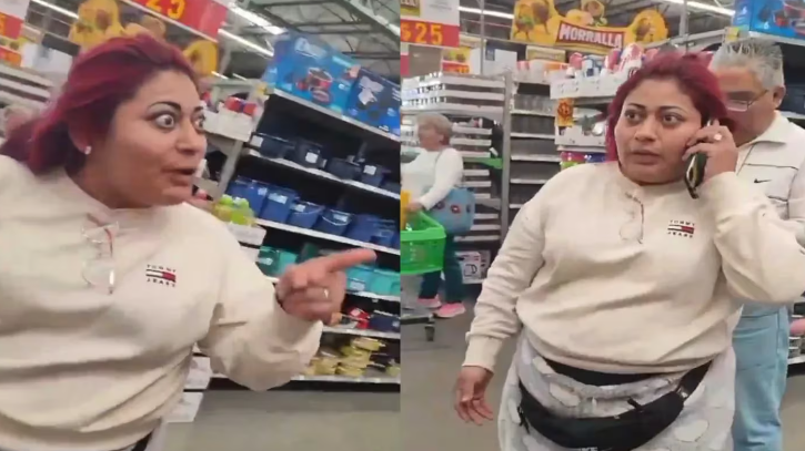 Fue al supermercado, la acusaron de robar y se sacó la ropa para evitar que la graben