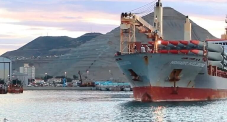 Atracó un buque de Investigación Naval Búlgaro en Comodoro