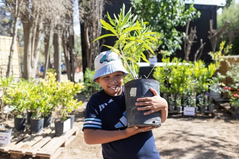 Exitosa jornada de Ecocanje: entregaron más de 120 árboles y arbustos 