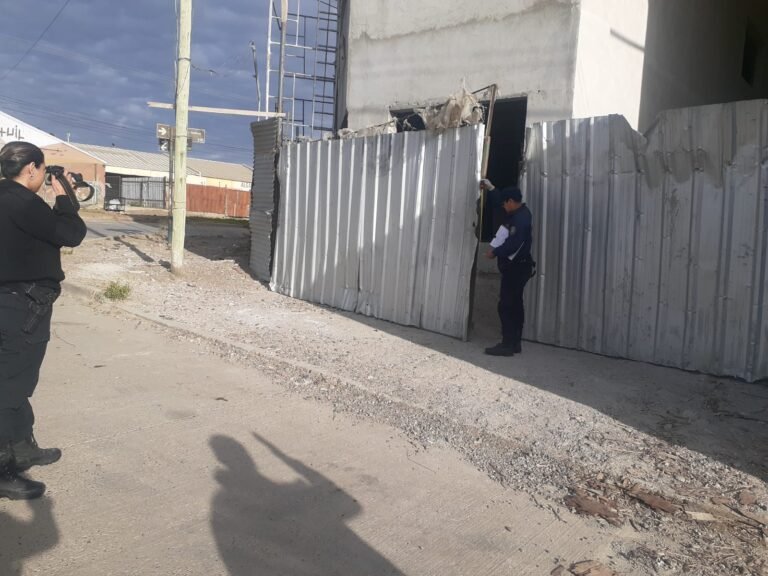 Lo atraparon robando en una obra en construcción
