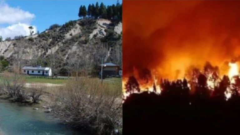 El fuego avanza hacia Esquel: el incendio de Los Alerces está descontrolado