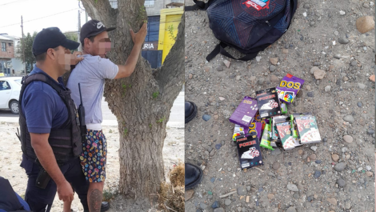 Robó cartas de un local, huyó pero fue detenido