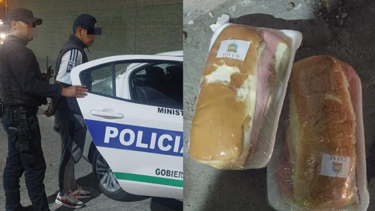 Robó sándwiches de un kiosco, salió corriendo y lo atraparon