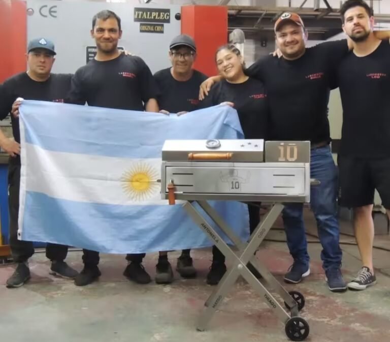Messi encargó una parrila y le cambió la vida a un emprendedor argentino