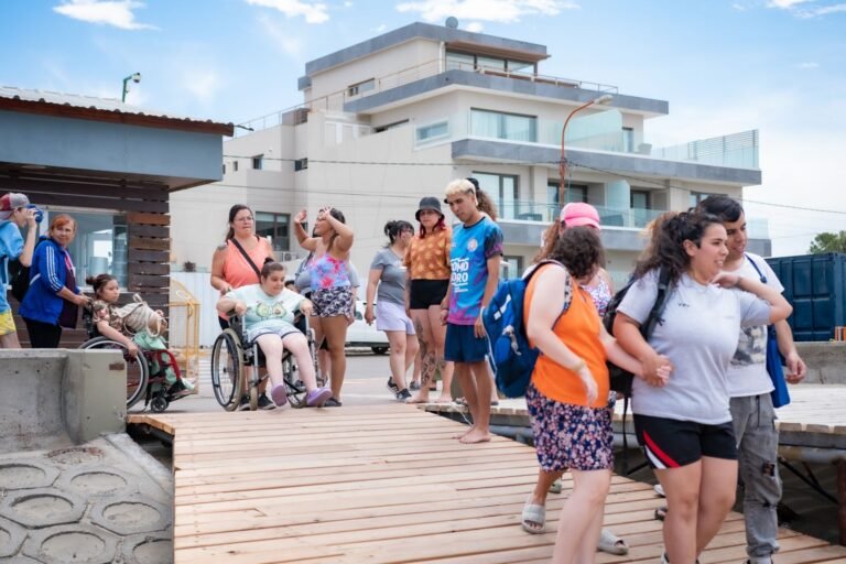 Eventos inclusivos en la playa de Rada Tilly