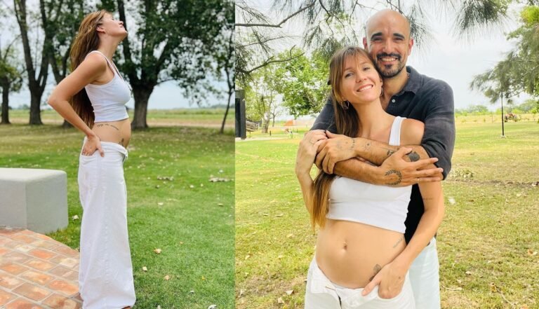 Abel Pintos y Mora Calabrese anunciaron que esperan a su segundo hijo