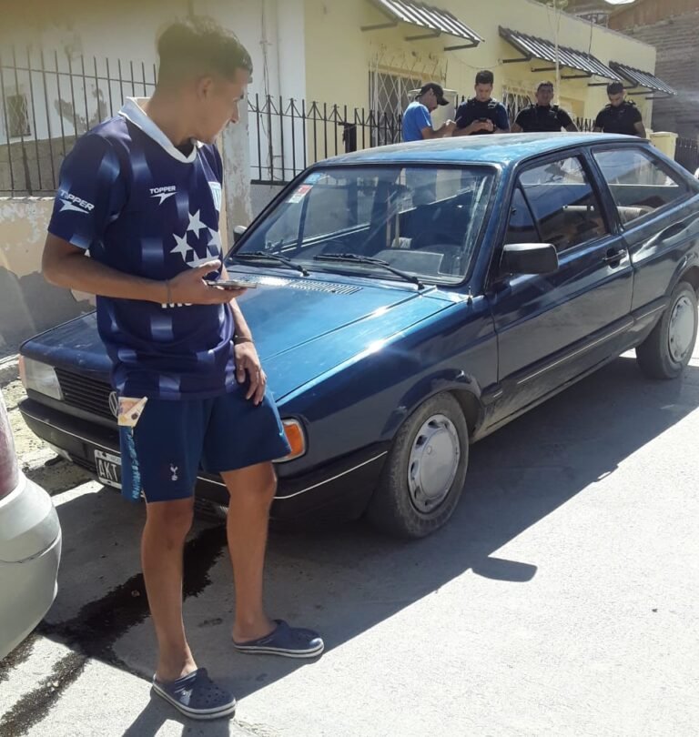 Apareció el auto de la persona que estaba de paso por Comodoro