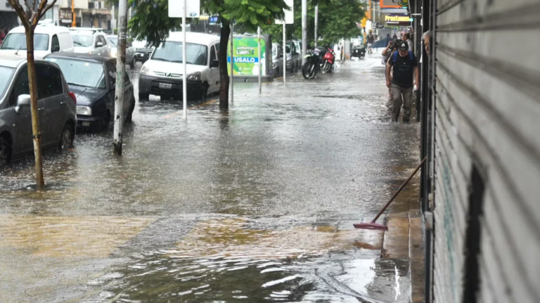 Tormenta en Buenos Aires: se registraron más de 60 milímetros de lluvia en una hora