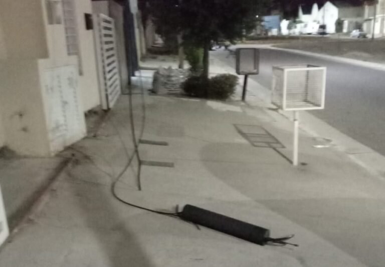 Intentaron robar 100 metros de cables pero la policía los detuvo