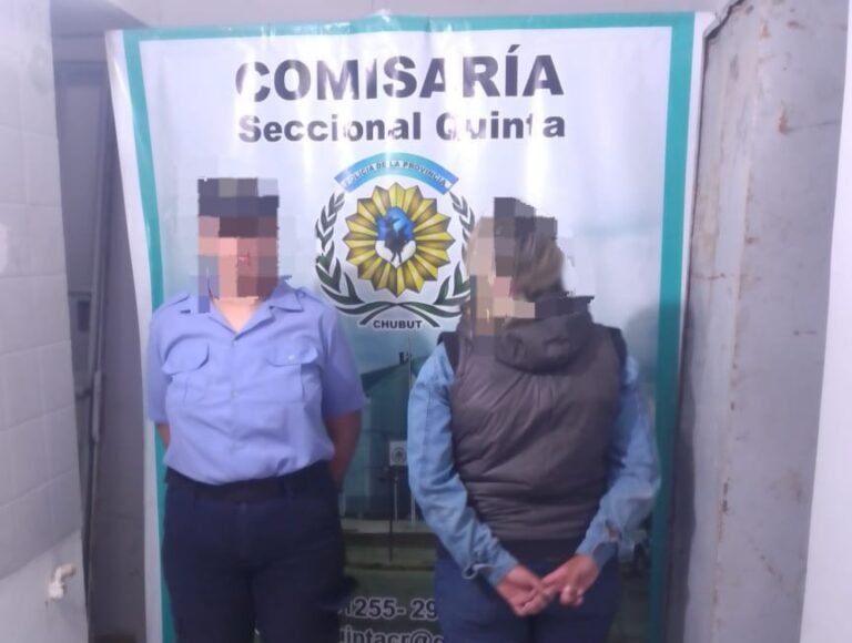 Fue a llevarle efectos personales a su pareja a la Comisaría y quedó detenida