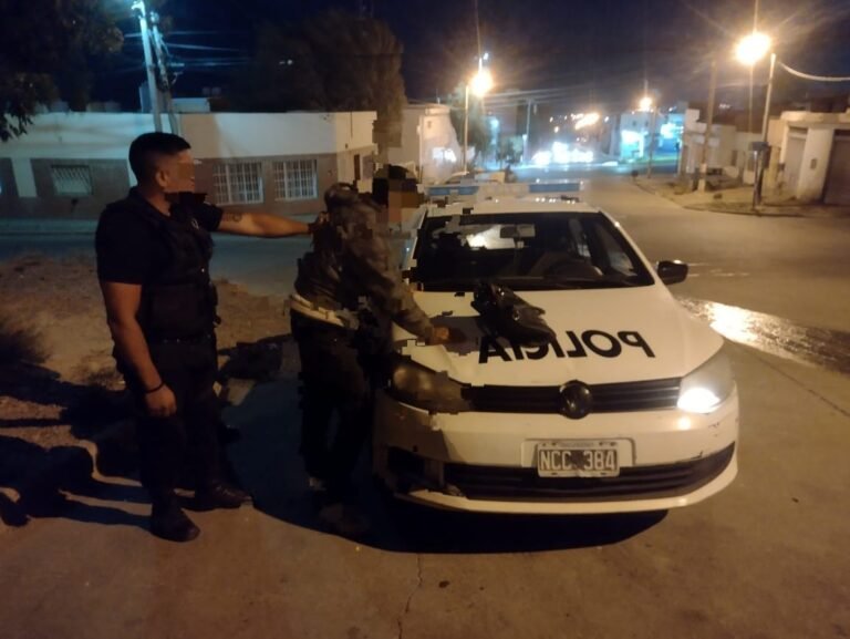 Rompió el vidrio de un auto para robar una cartera y lo descubrieron