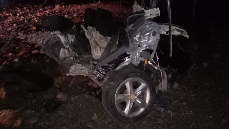 Un hombre resultó herido tras un fuerte choque en Ruta 40