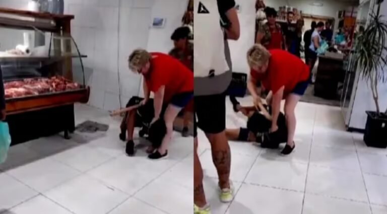 Una comerciante cansada de la inseguridad redujo a un delincuente con un palo de amasar