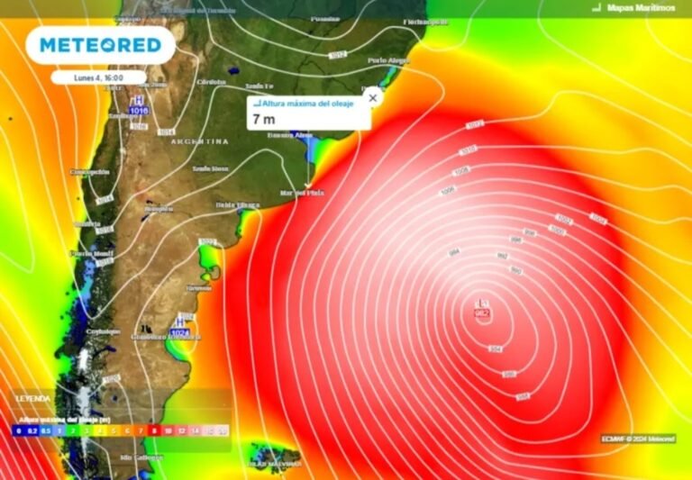 Pronostican que un ciclón extratropical provocará grandes olas  y “potenciales daños”
