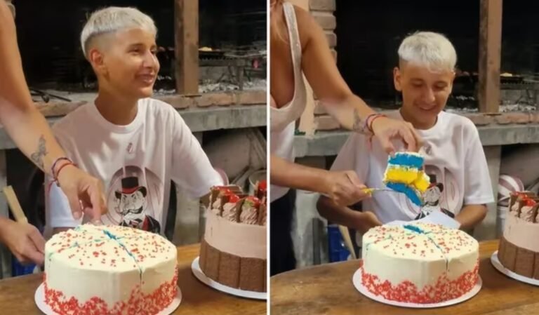 Un hincha de River festejó su cumpleaños, le hicieron una “maldad” dentro de la torta y arruinaron todo