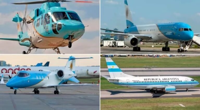 Milei cederá el manejo de los aviones presidenciales a las Fuerza Armadas