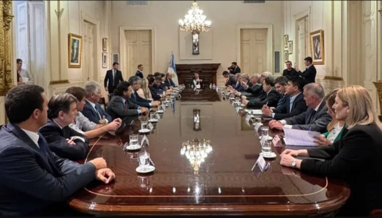 Los gobernadores calificaron de positiva la reunión con Nación