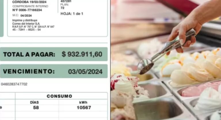 Es heladero, contó que tiene que pagar $1.500.000 de luz y se volvió viral: “Crónica de una muerte anunciada”