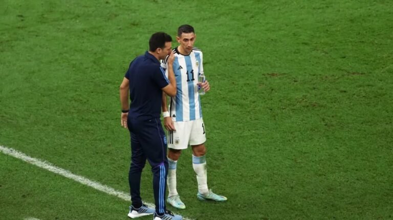 Scaloni contó cómo está Di María tras las amenazas