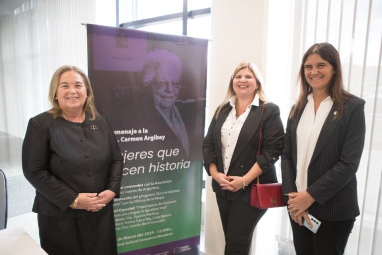 El STJ Chubut y AMJA encabezaron un homenaje a la Dra. Carmen Argibay