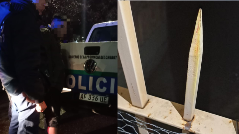 Entró a robar en una vivienda y en la huida, se clavó la reja en el pie