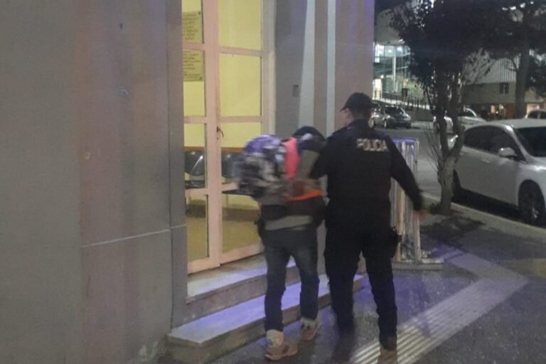 Lo atraparon intentando robar los neumáticos de un auto en pleno centro