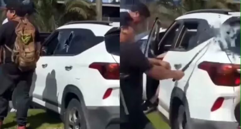 Un turista argentino fue asaltado en Chile, corrió al ladrón con ayuda de vecinos y lo detuvieron a fierrazos