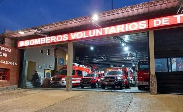 Bomberos voluntarios salvaron a un bebé con principio de asfixia