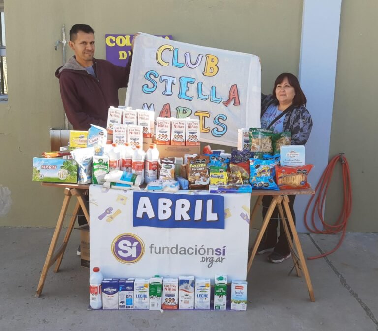 Fundación SI inició una colecta de leche y galletas para merenderos de Comodoro