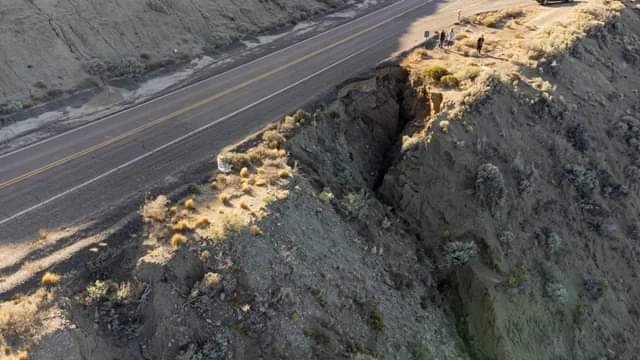 Al borde del colapso la Ruta 3 entre Santa Cruz y Chubut