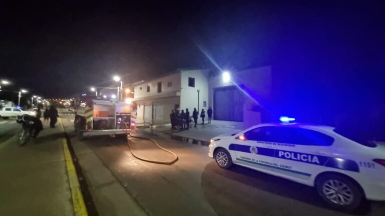 Se incendió una vivienda en Rada Tilly
