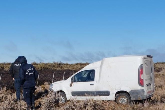 Perdió el control del rodado y volcó en Ruta 3