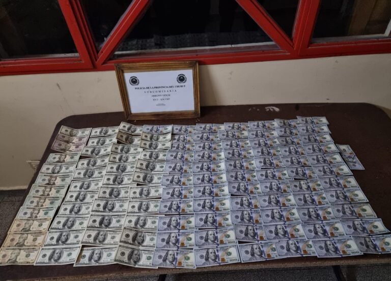 Lo identificaron un control policial y llevaba más de 10 mil dólares ocultos en sus prendas