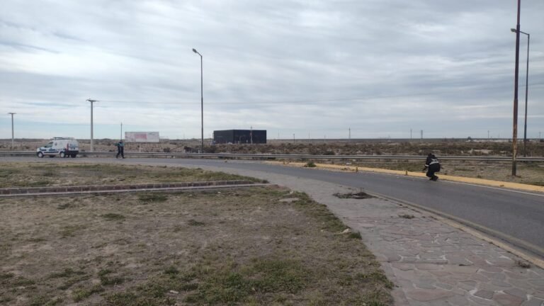 Cayó de un camión en movimiento y quedó inconsciente en el asfalto