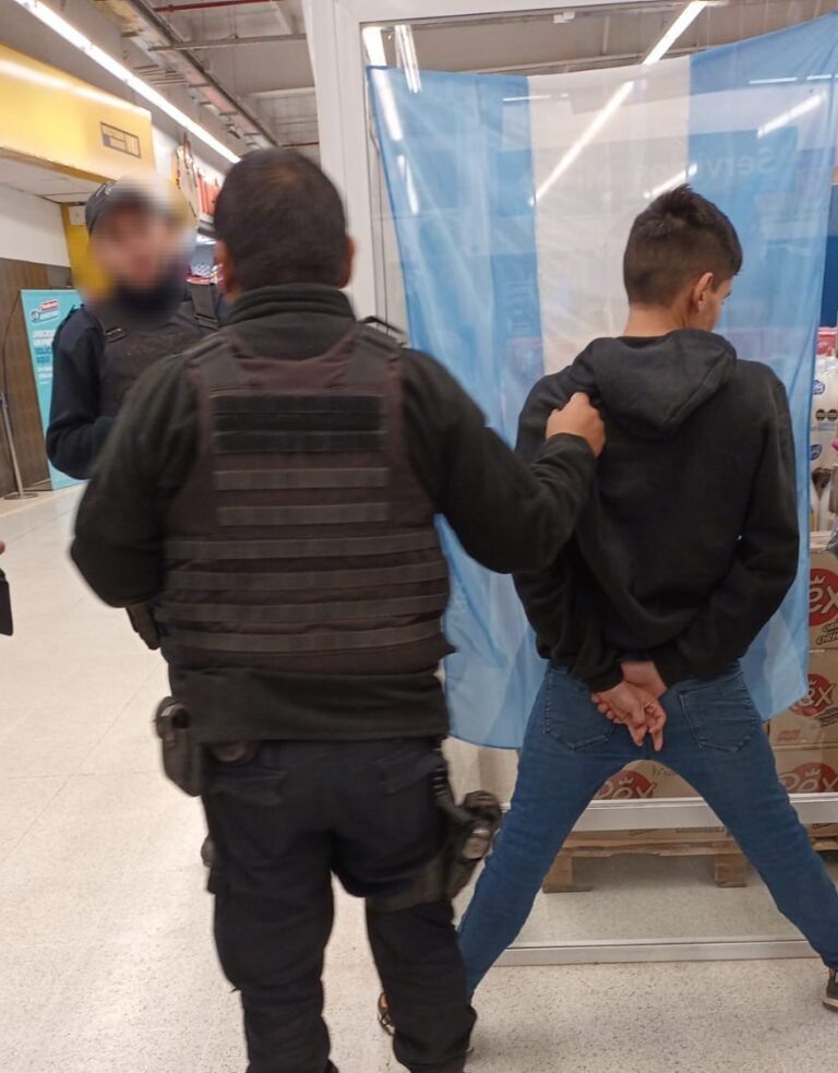 Quiso llevar mercadería sin pagar