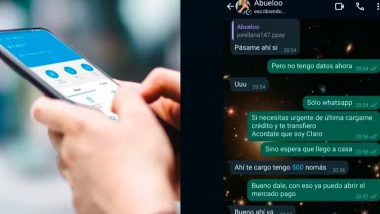 Lo intentaron estafar desde el WhatsApp de su abuelo y él les terminó sacando plata a ellos: “Final feliz”
