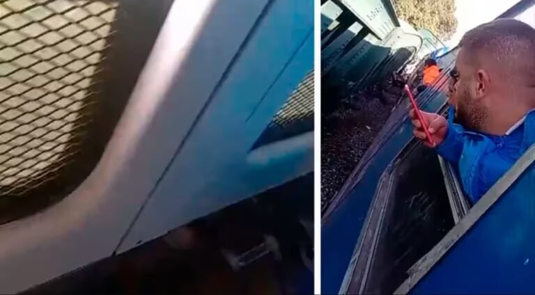 “Estamos vivos de milagro”: el video de un pasajero minutos después del accidente de trenes en Palermo