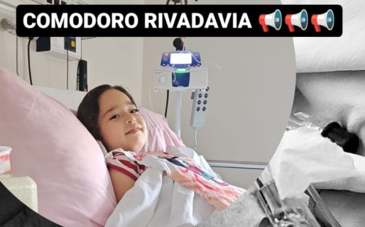 Piden colaboración para Chiara, una niña de 4 años que tiene leucemia linfoblástica aguda