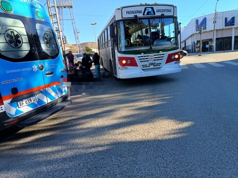 Un colectivo atropelló a un hombre de 81 años