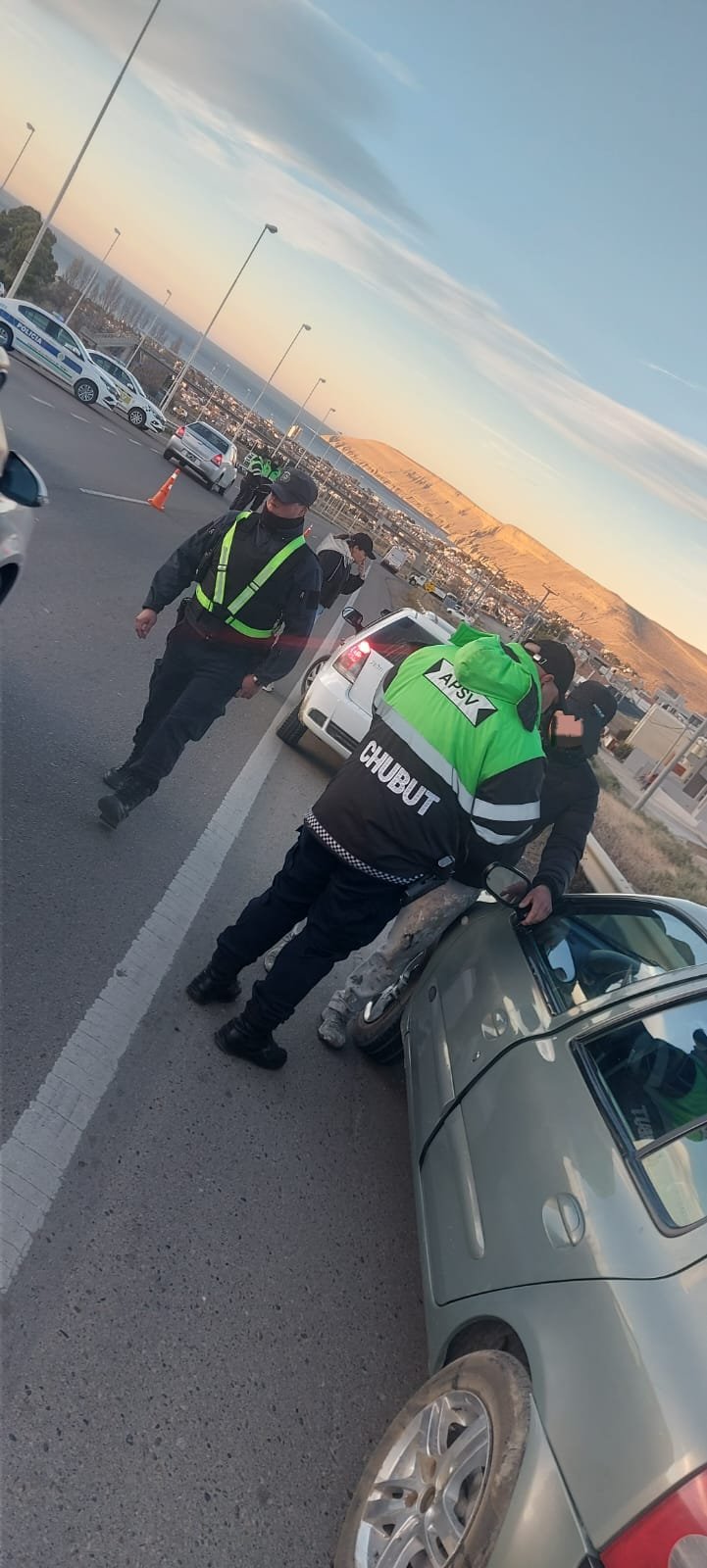 Realizaron controles de prevención en la entrada de Rada Tilly