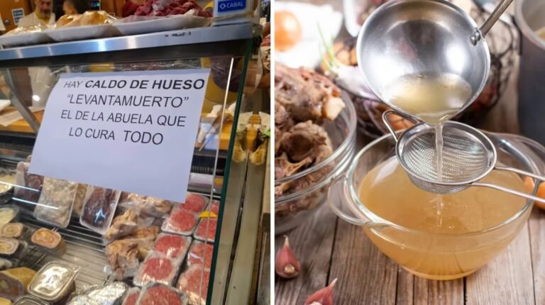 Una carnicería ofrece un caldo de huesos y lo promociona como un “levantamuertos”