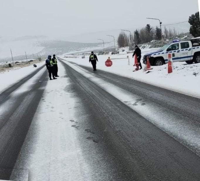 Ramón Santos interrumpió el transito para camiones que se dirijan a zona norte