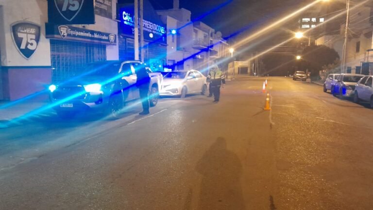 Detectaron a dos conductores en estado de ebriedad en un control