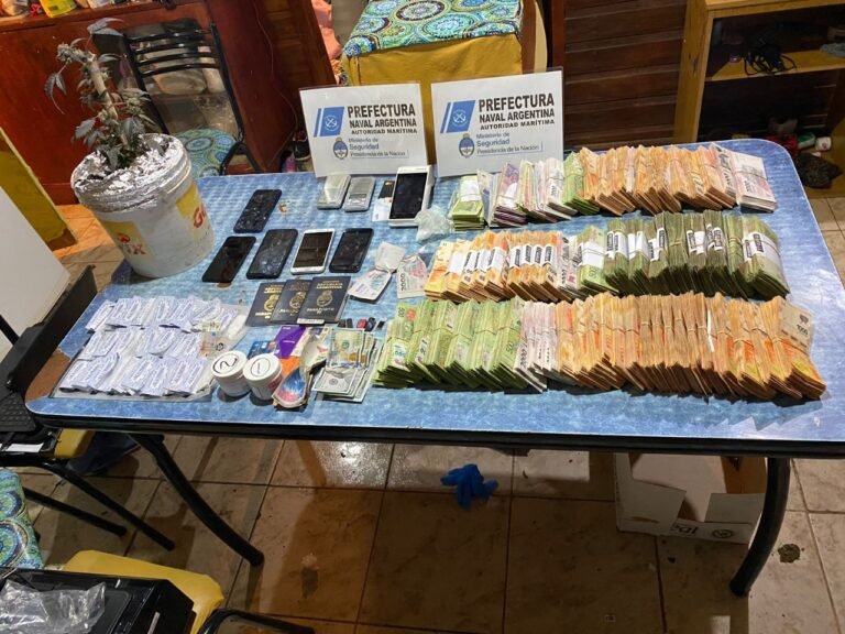 Prefectura desbarató una banda narco: detuvieron a cuatro personas e incautaron cocaína