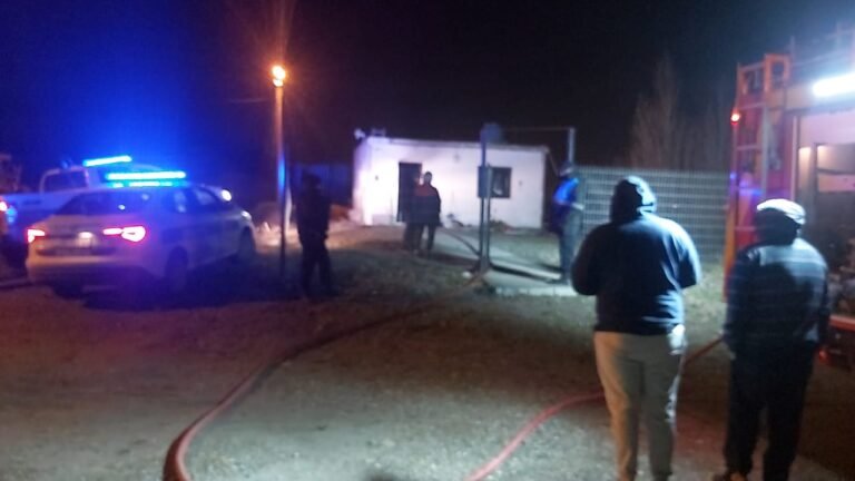 Se incendió una vivienda y las pérdidas materiales fueron totales