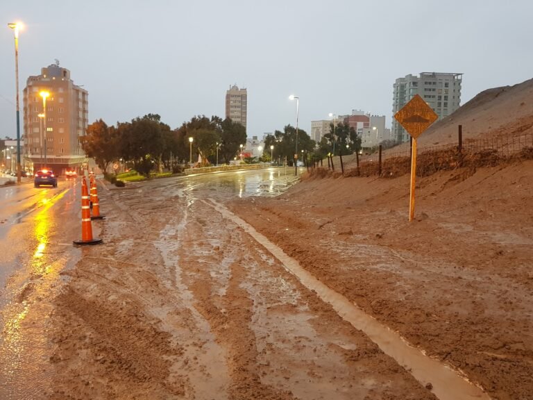“La precipitación acumulada en las 24 horas fue de 49mm, algo que no esperábamos”